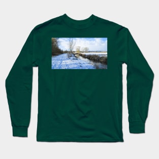 Winter Stroll by the River Long Sleeve T-Shirt